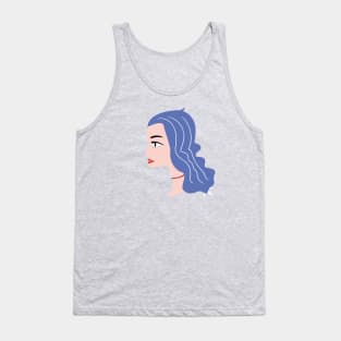 Beautiful Women Face Tank Top